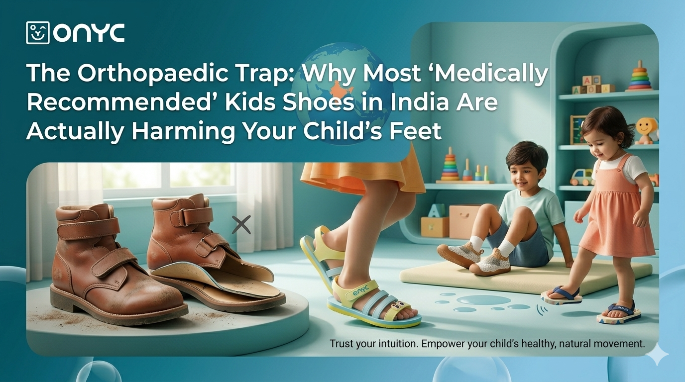 The Orthopaedic Trap: Why Most 'Medically Recommended' Kids Shoes in India Are Actually Harming Your Child's Feet