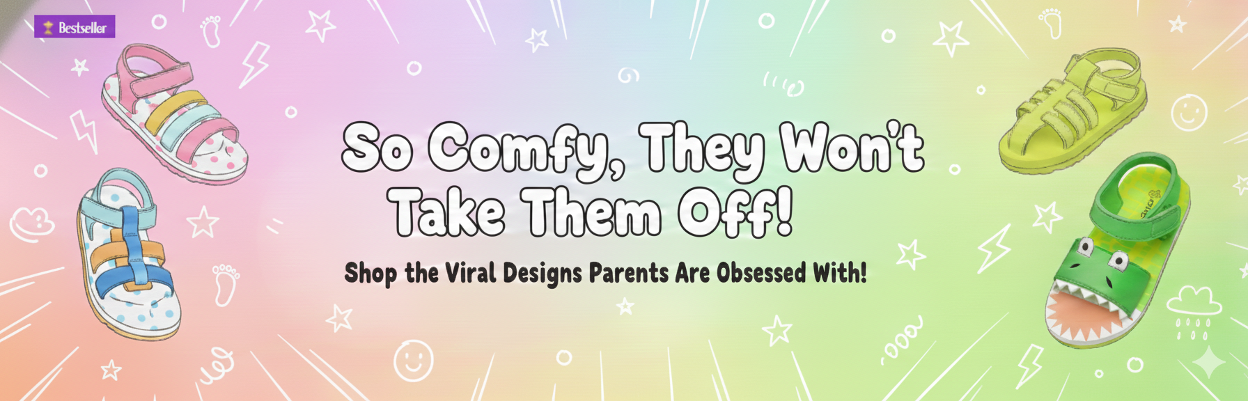 Why Kids Refuse to Take Off These Sandals – Shop the Viral Designs Parents Are Obsessed With!