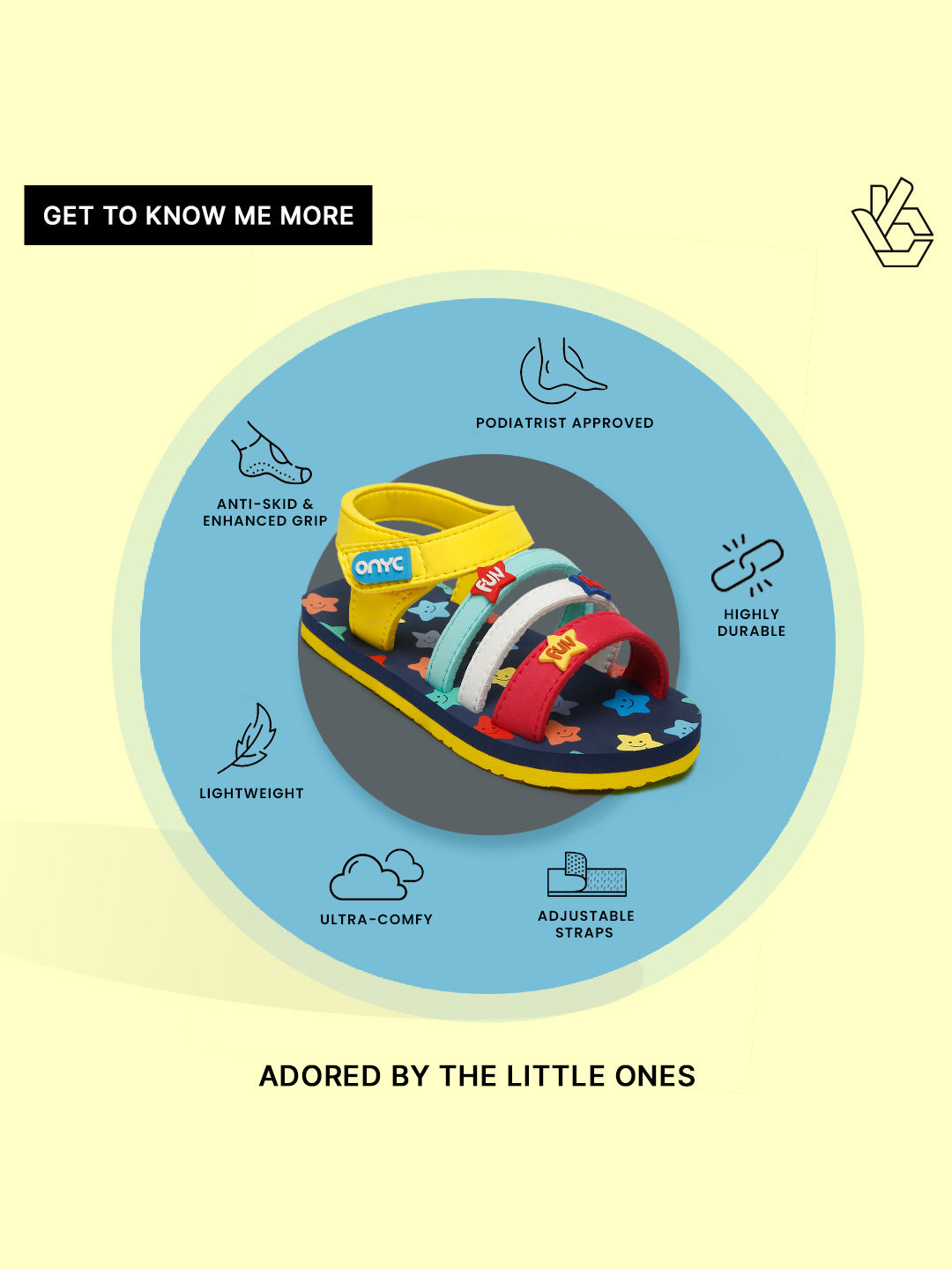 Premium Star Gelatoe Sandals - Blue (Unisex)