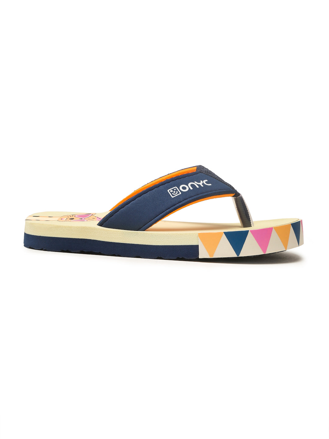 Premium Leo V-Shape Flipflops - Beige (Unisex)