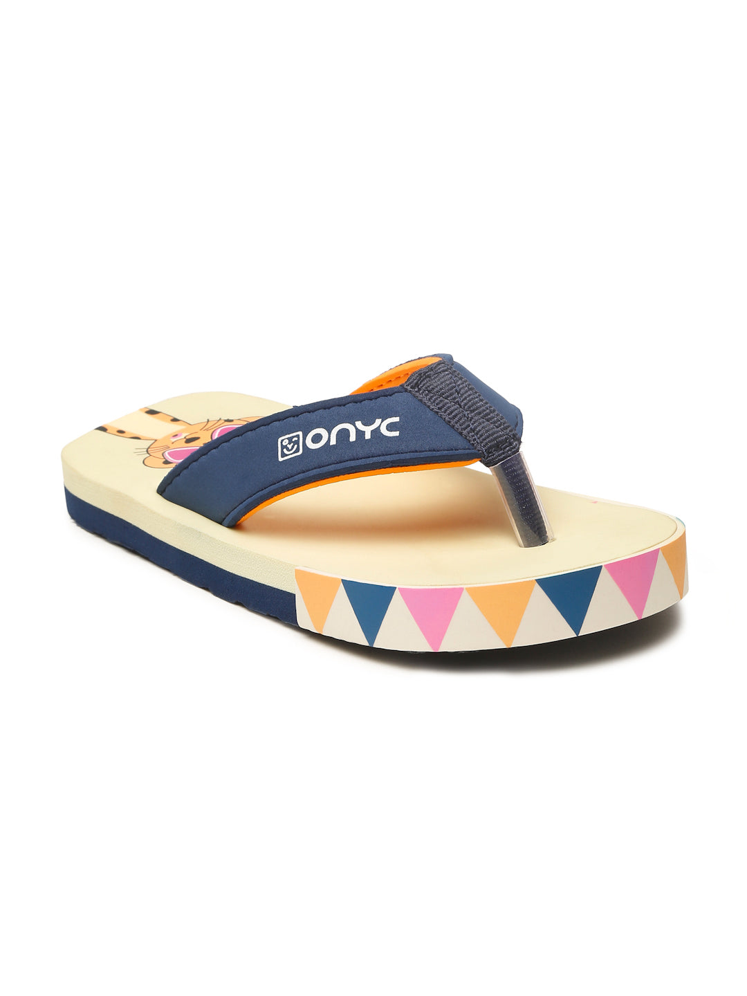 Premium Leo V-Shape Flipflops - Beige (Unisex)