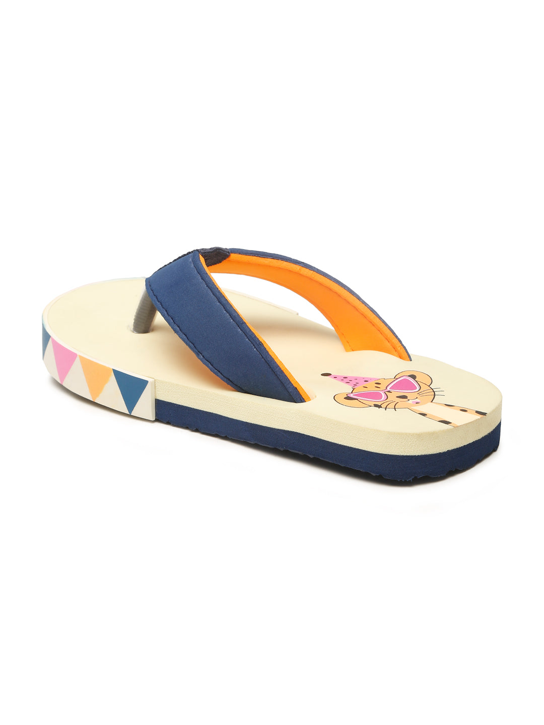 Premium Leo V-Shape Flipflops - Beige (Unisex)