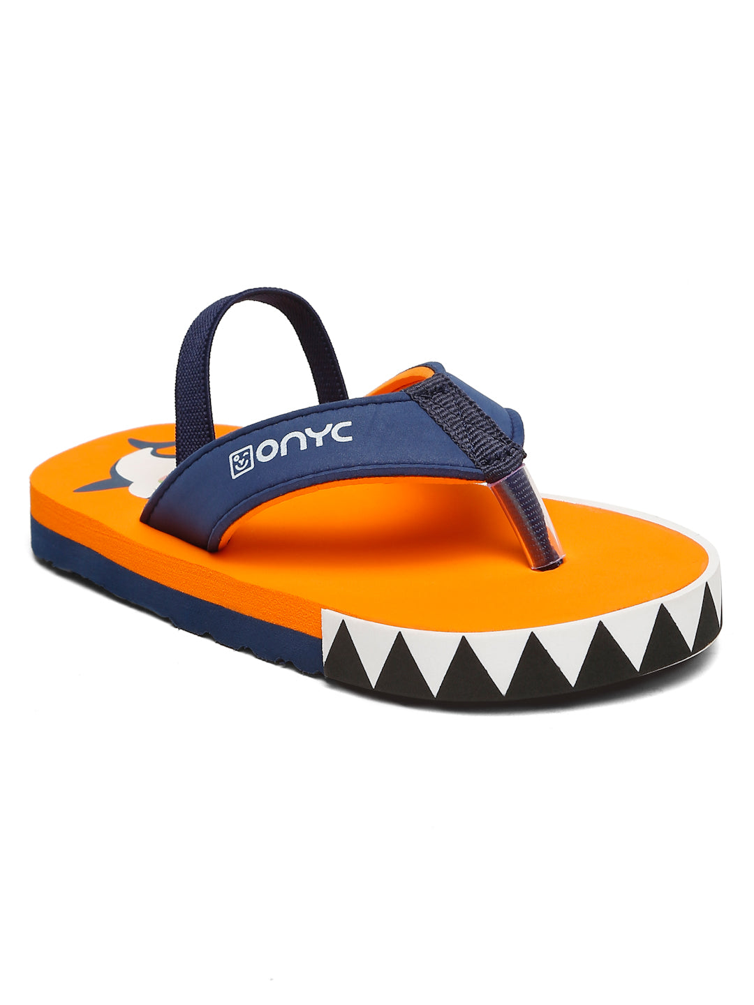 Premium Shark Flip-flops With Adjustable BackSupport - Orange (Unisex)