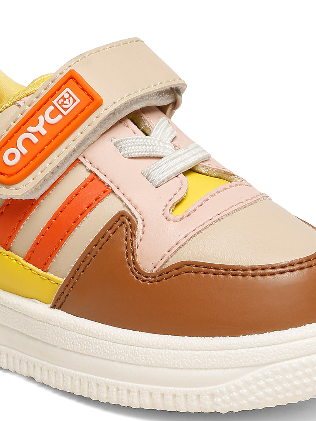 Donut Comfortable & LightWeight Sneakers With Elastic Laces  - Beige (Unisex)