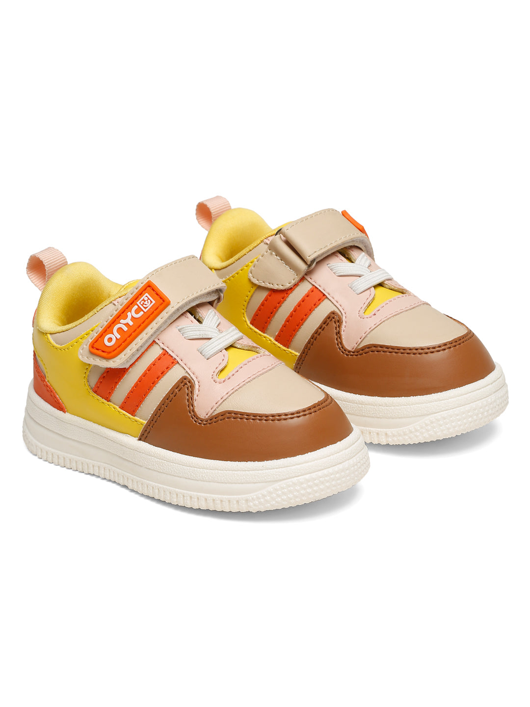 Donut Comfortable & LightWeight Sneakers With Elastic Laces  - Beige (Unisex)