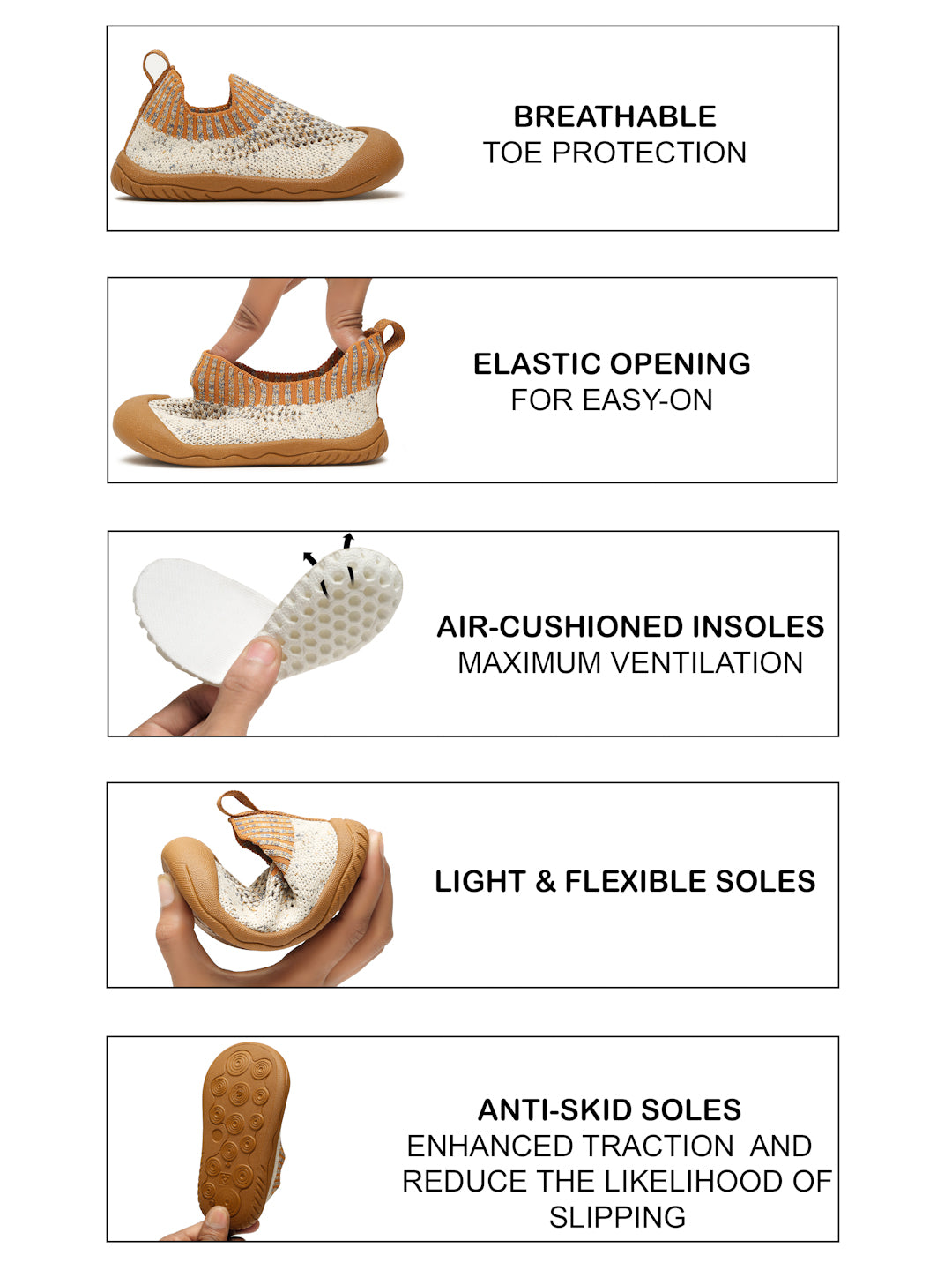 Cookies Toddlers' First Step Shoes - Brown (Unisex)