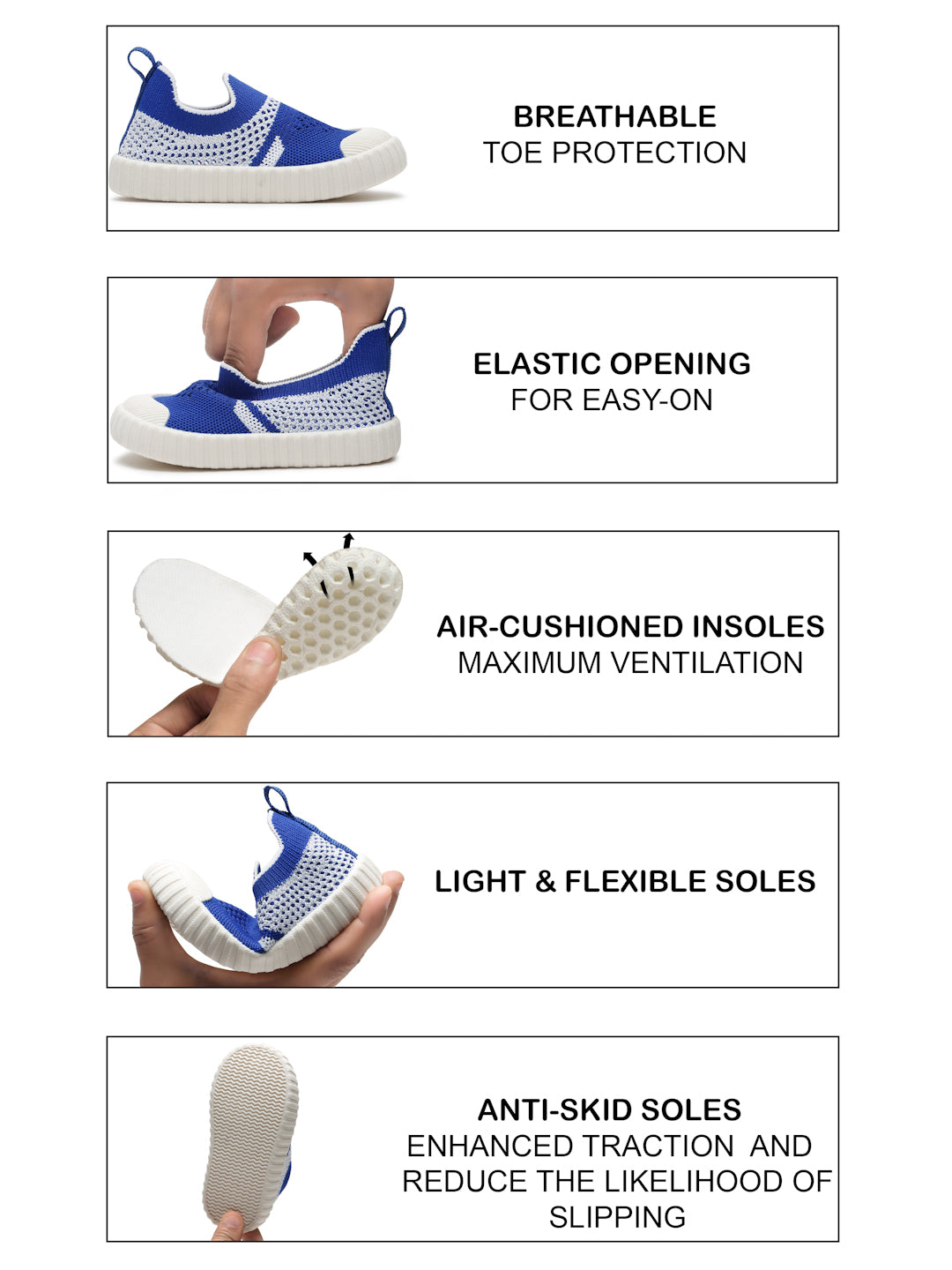 Peppy Toddlers' First Step Shoes - Blue (Unisex)