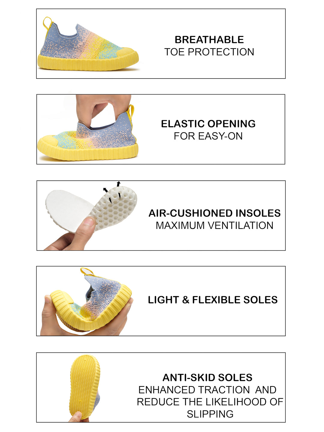 Ice Lolly Toddlers's First Step Shoes - Yellow (Unisex)