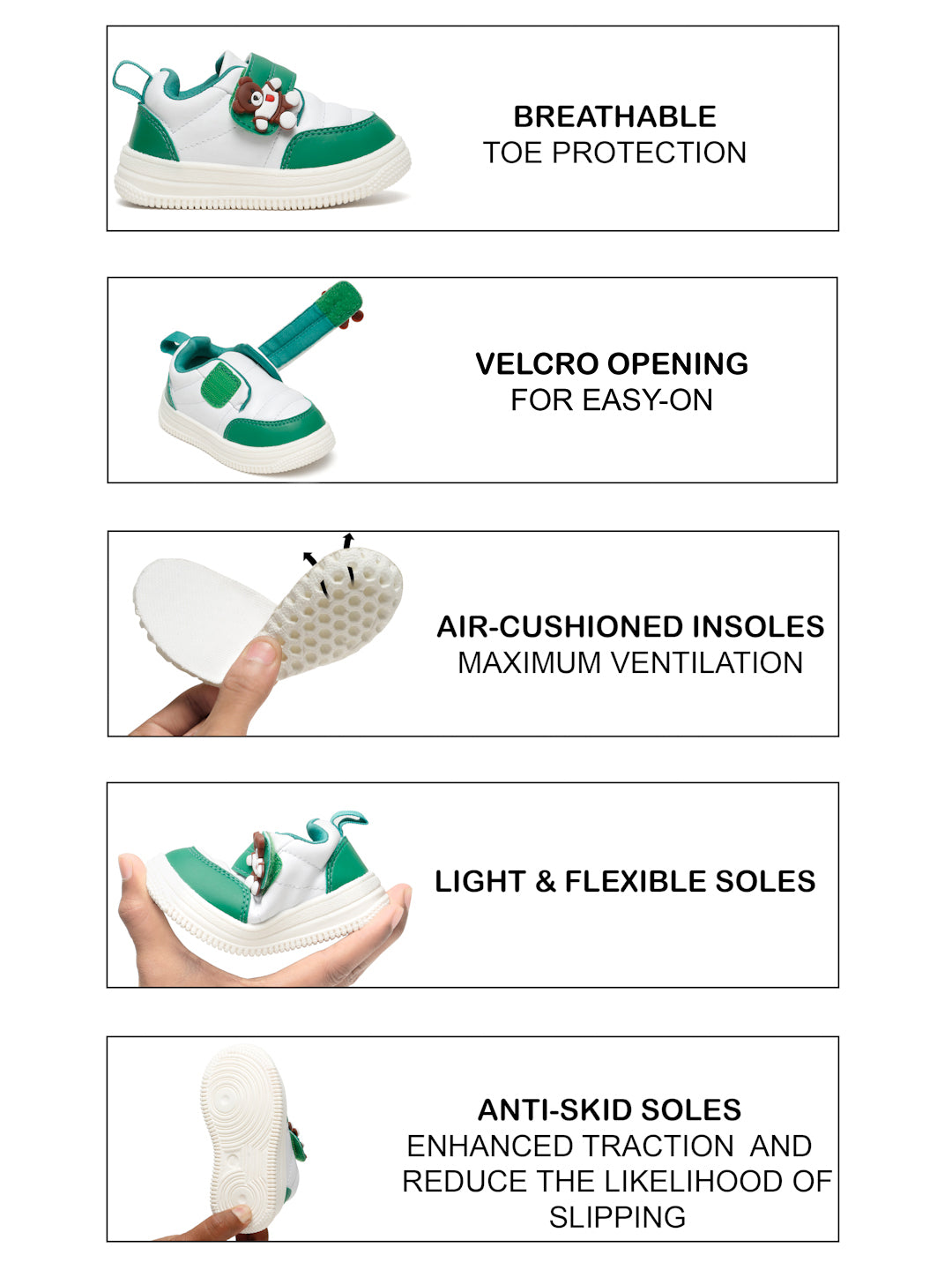 COZY Comfortable & LightWeight Lace-Free Sneakers - Green (Unisex)