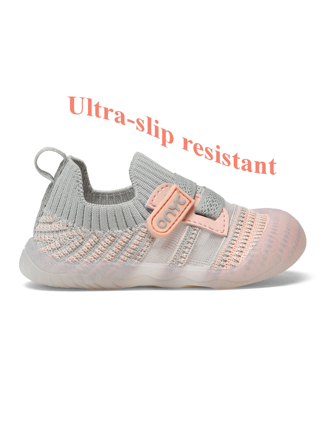 Smooth Toddlers' First Step Shoes - Peach (Unisex)