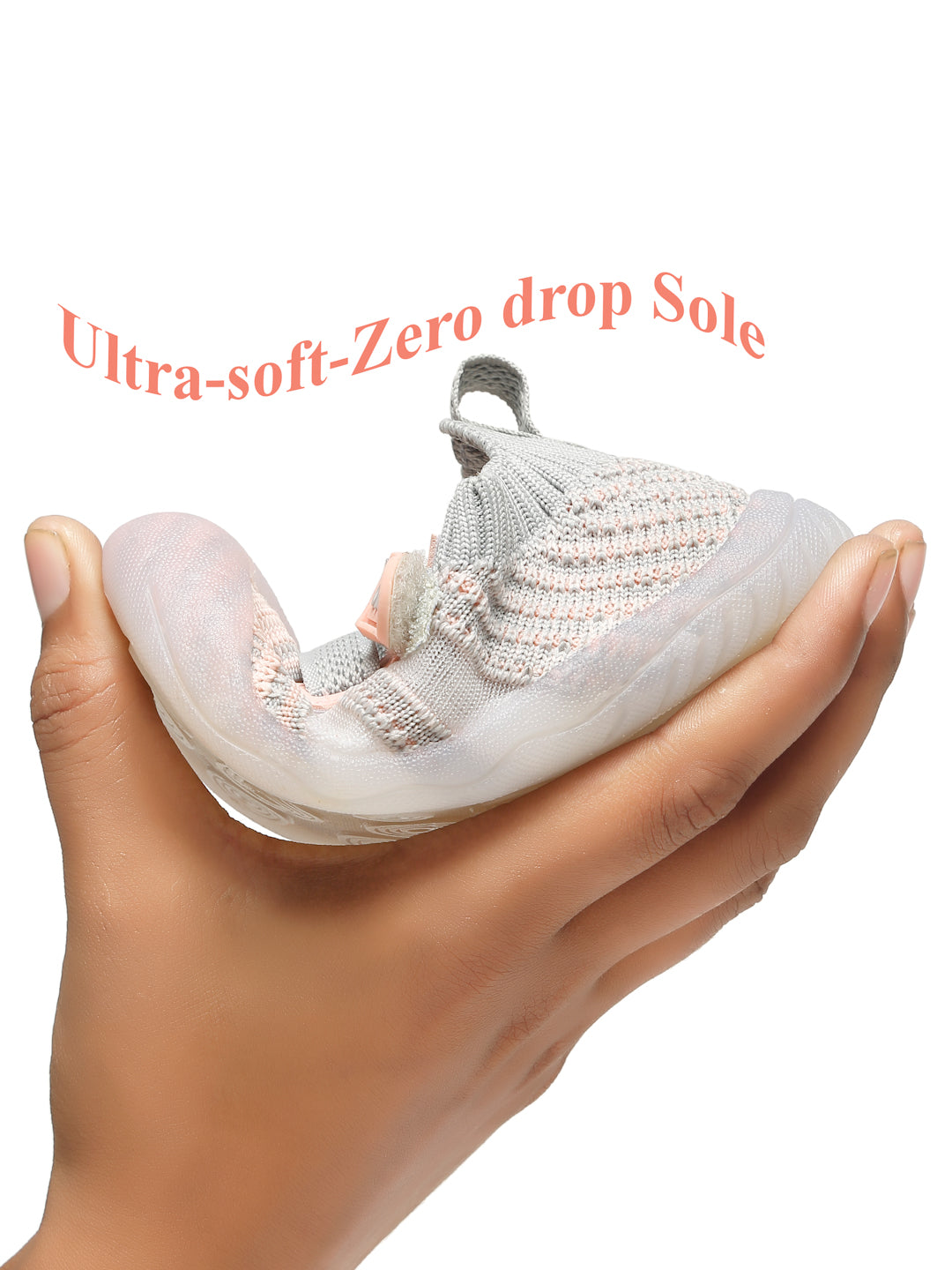 Smooth Toddlers' First Step Shoes - Peach (Unisex)