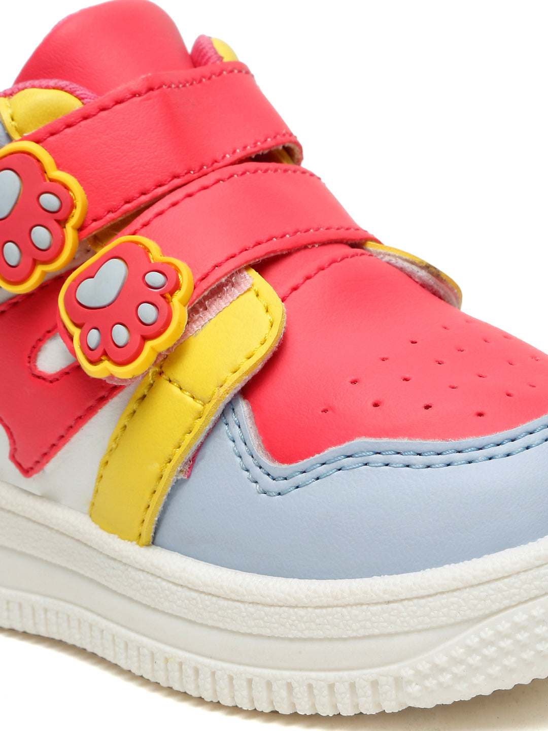 Colorpop Toddlers' High Ankle Sneakers - Yellow & Magenta (Unisex)