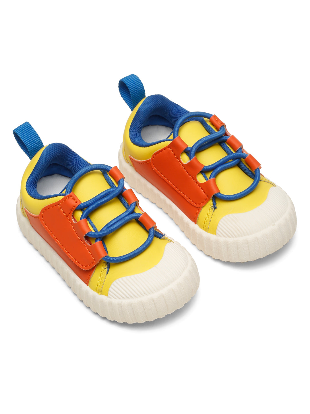 POCO Toddlers' Comfortable & LightWeight Lace-Free Sneakers - Yellow (Boys)