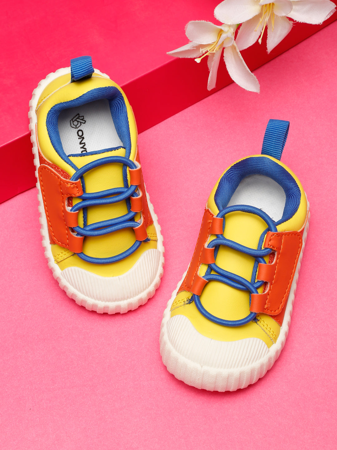 POCO Toddlers' Comfortable LightWeight Lace-Free Sneakers Yellow (Boys)