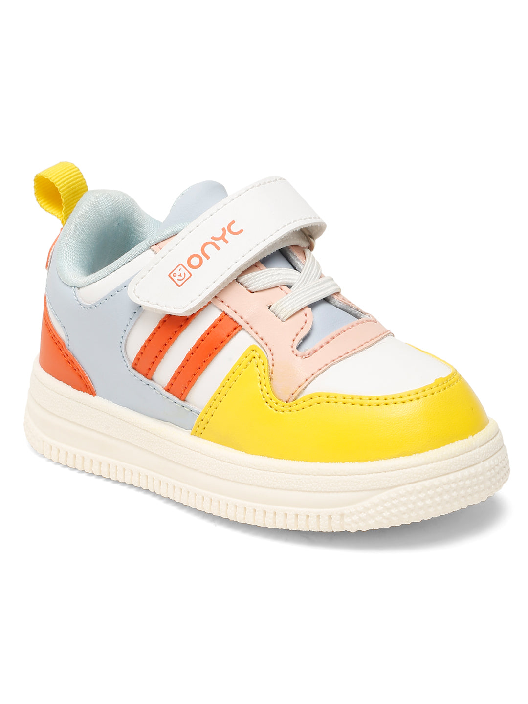 Donut Comfortable & LightWeight Sneakers With Elastic Laces - White (Unisex)