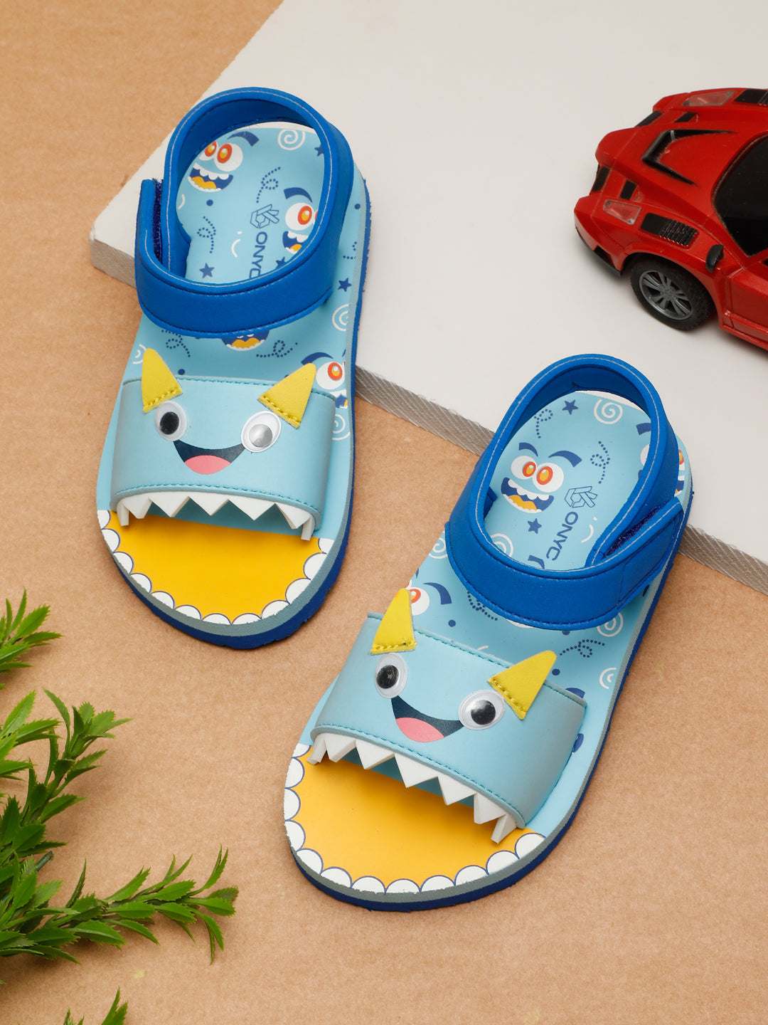 Premium Monster Artistic Sandals SkyBlue (Unisex)