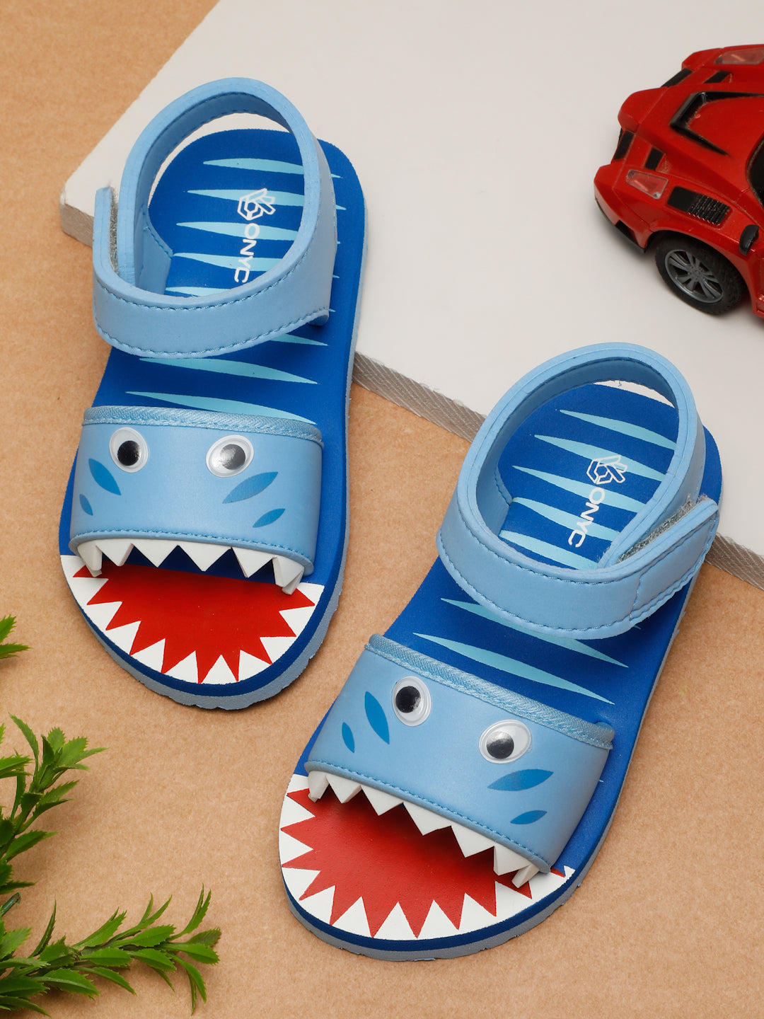 Premium Shark Artistic Sandals RoyalBlue (Unisex)