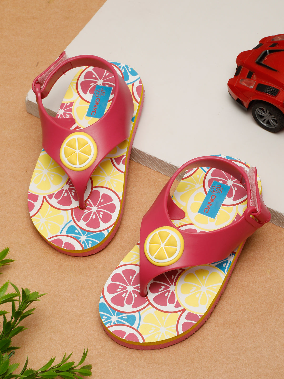 Premium Lemon Jellies Flip-flops for kids Pink (Girls)