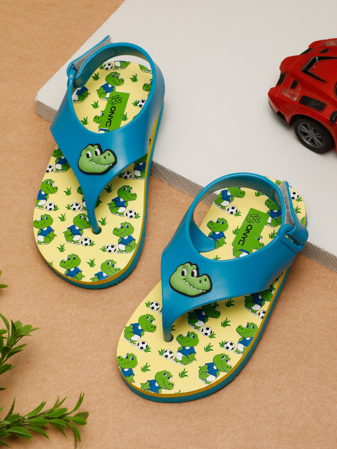 Premium Crocodile Jellies Flip-flops Sky Blue (Unisex)