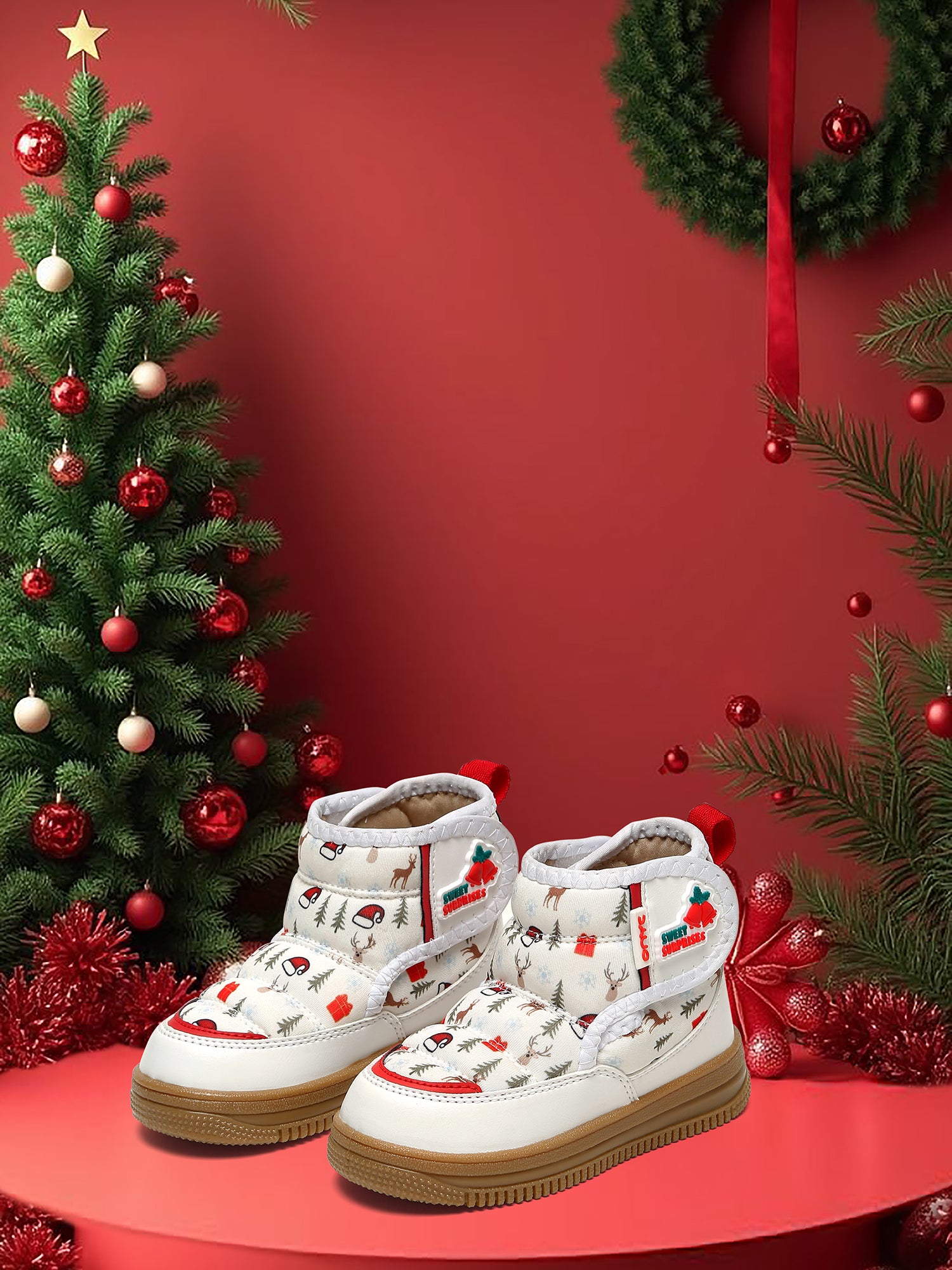 XMAS Comfortable & Lightweight All-Season Boots – White (Unisex)