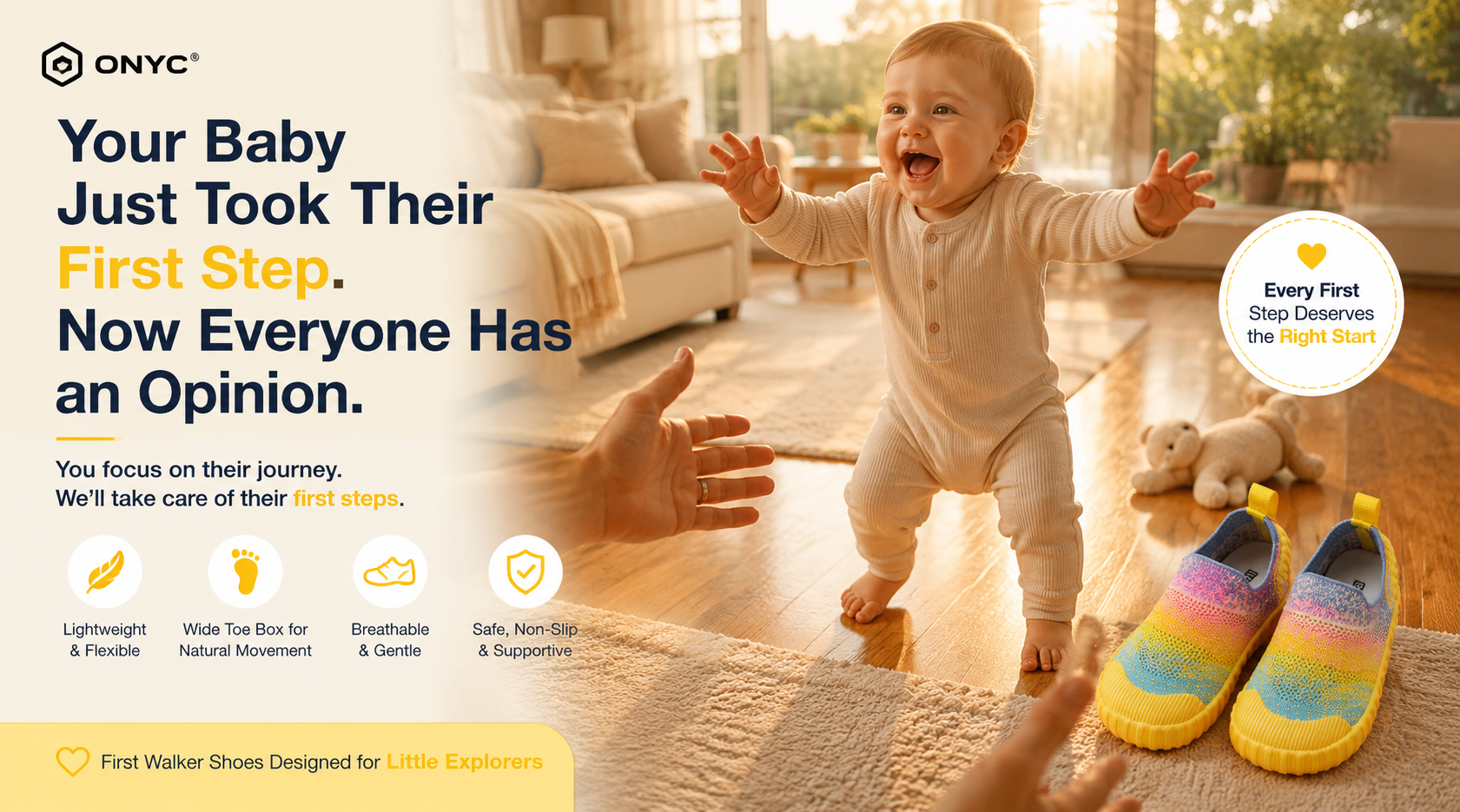 Your Baby Just Took Their First Step. Now Everyone Has an Opinion