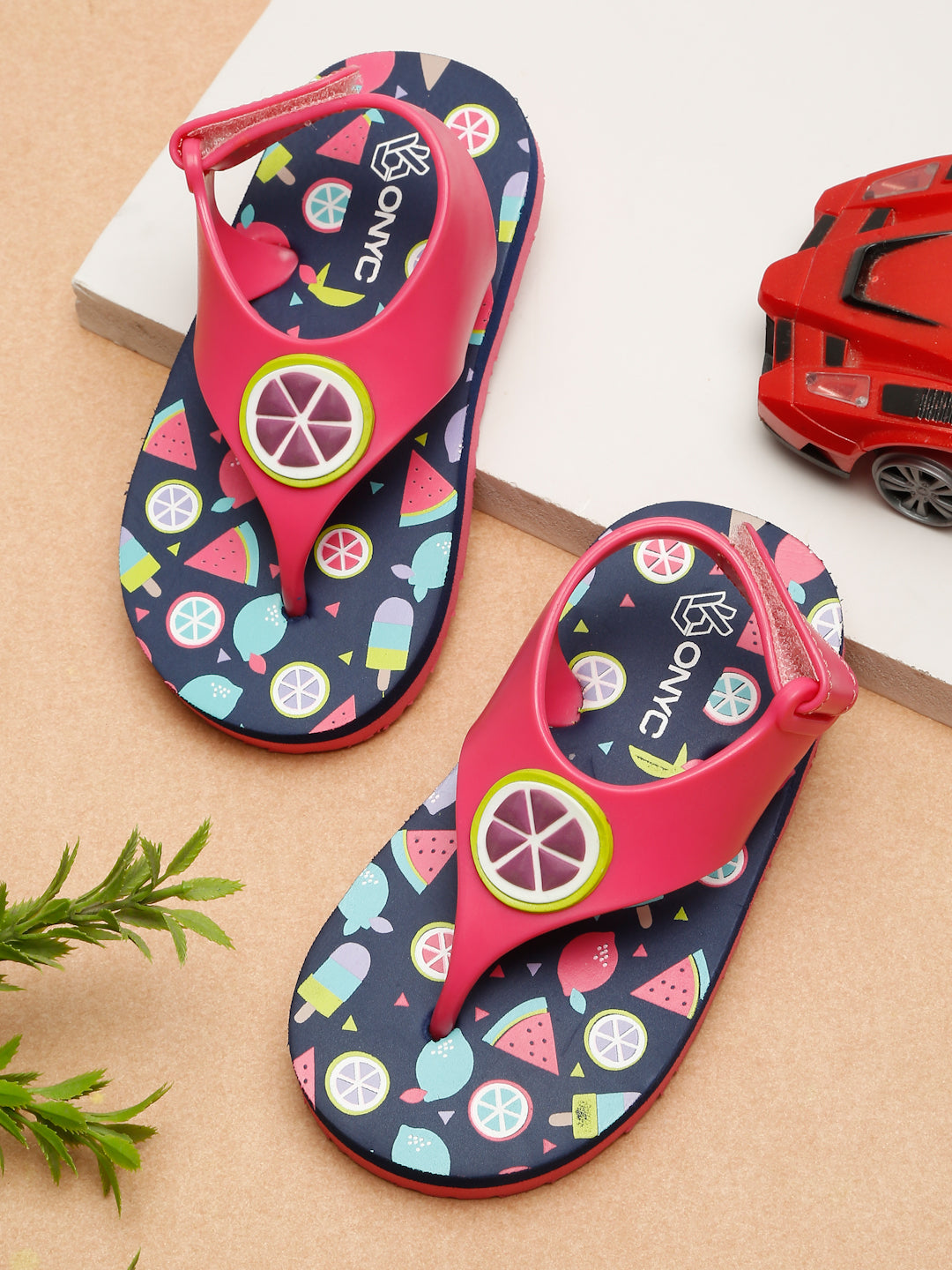 Premium Watermelon Candy Flip-flops - Pink (Girls)