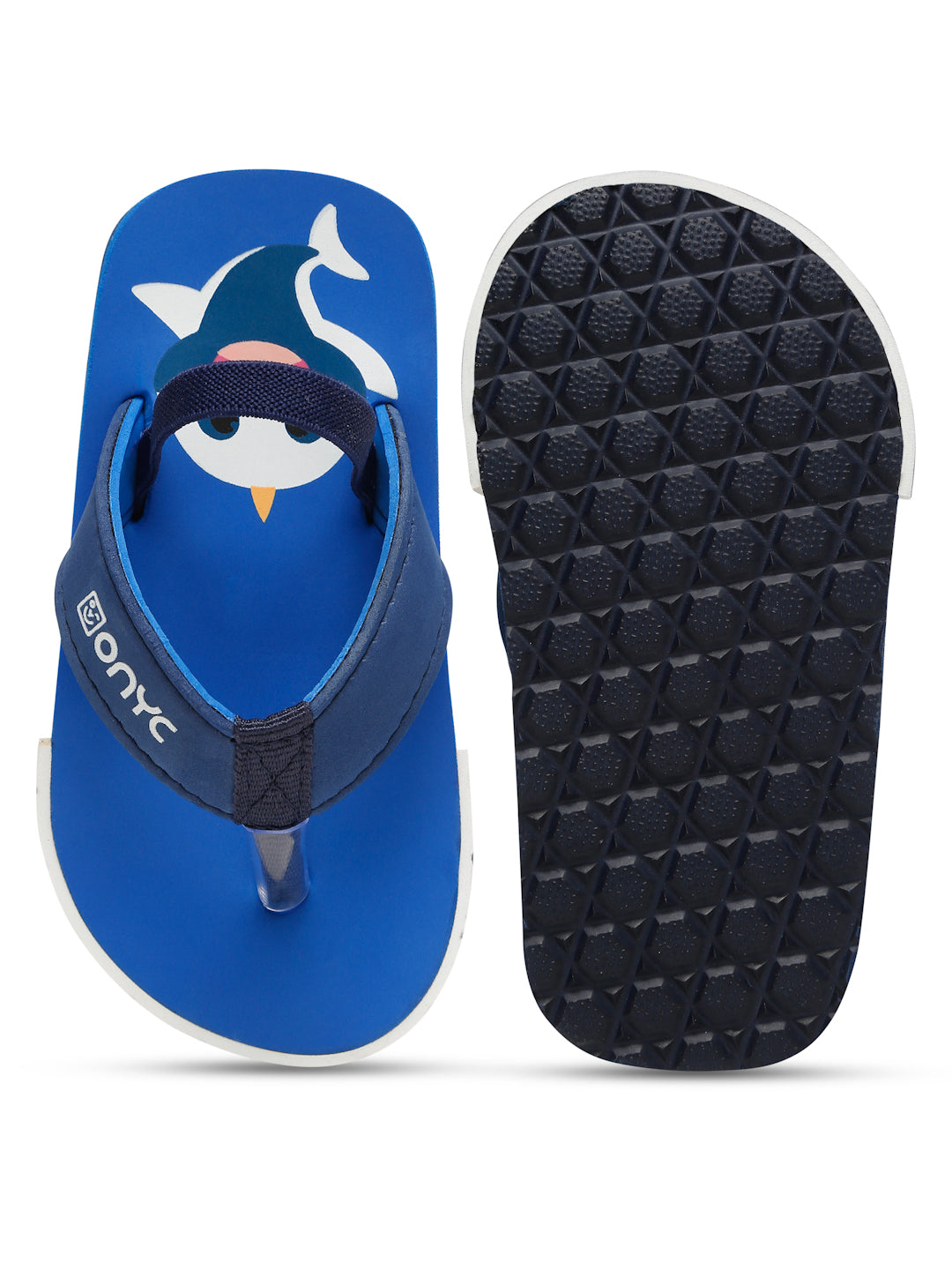 Premium Shark Flip-flops With Adjustable BackSupport - Blue (Unisex)