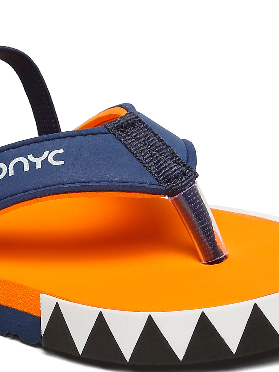 Premium Shark Flip-flops With Adjustable BackSupport - Orange (Unisex)