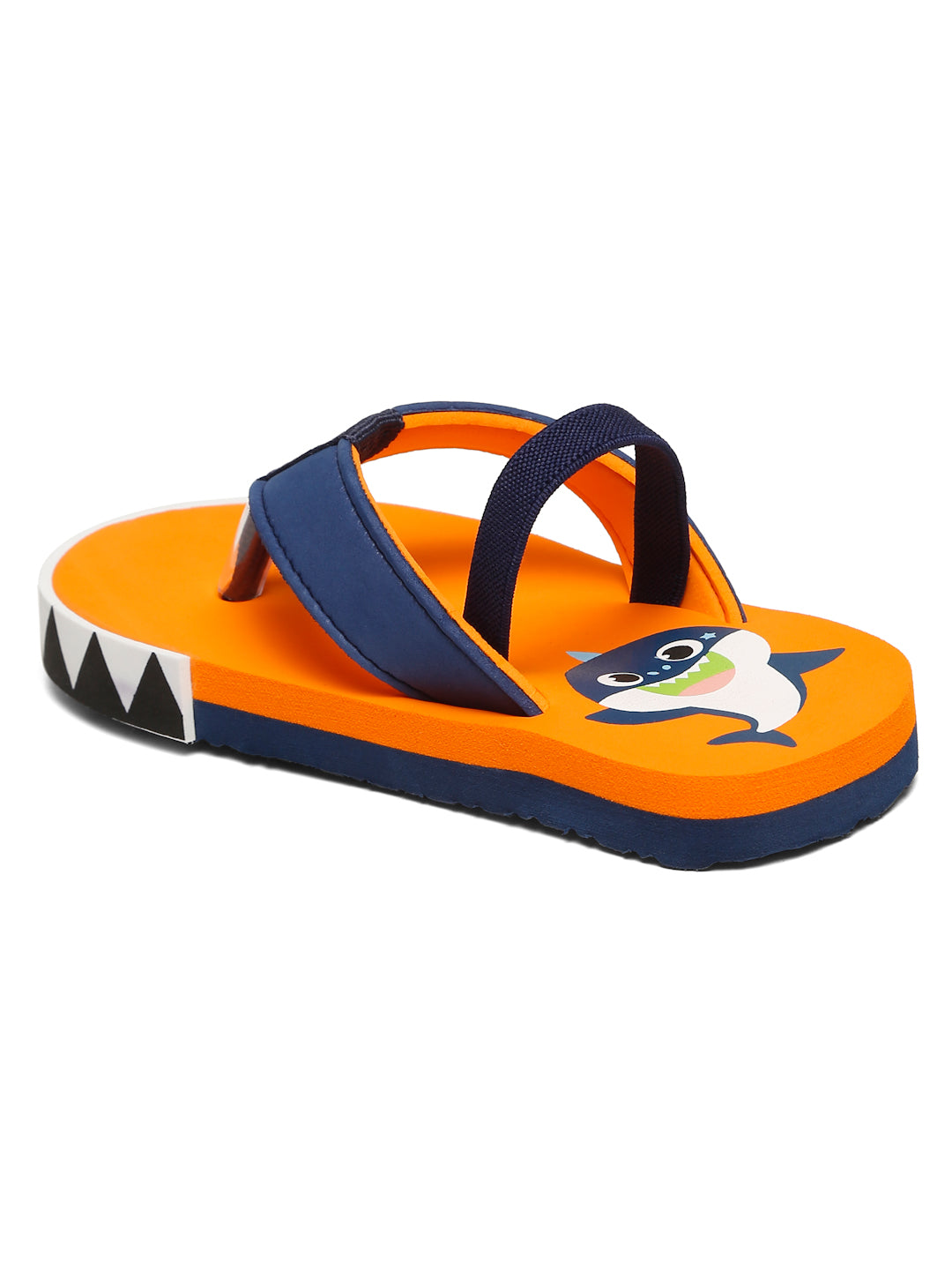 Premium Shark Flip-flops With Adjustable BackSupport - Orange (Unisex)