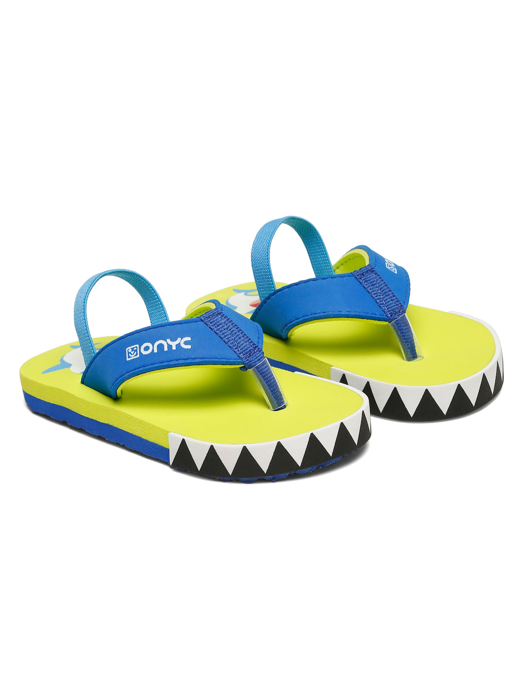 Premium Shark Flip-flops With Adjustable BackSupport - Neon Green (Unisex)