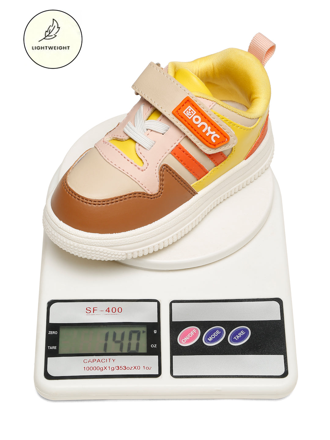 Donut Comfortable & LightWeight Sneakers With Elastic Laces  - Beige (Unisex)