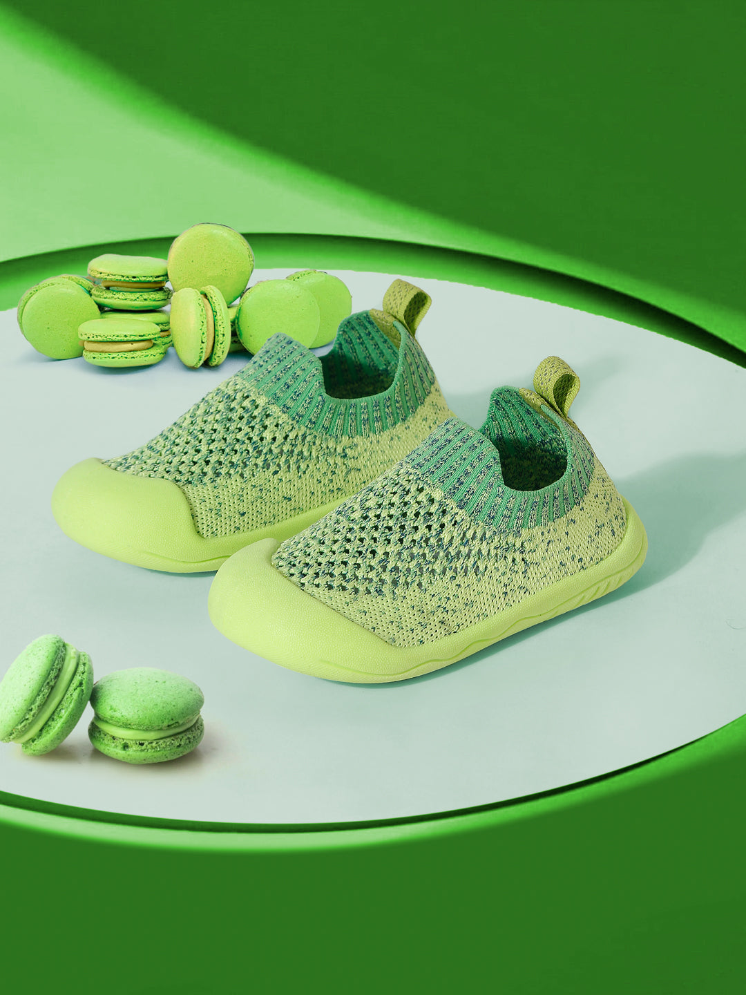 Macaroons Toddlers' First Step Shoes - Green (Unisex)