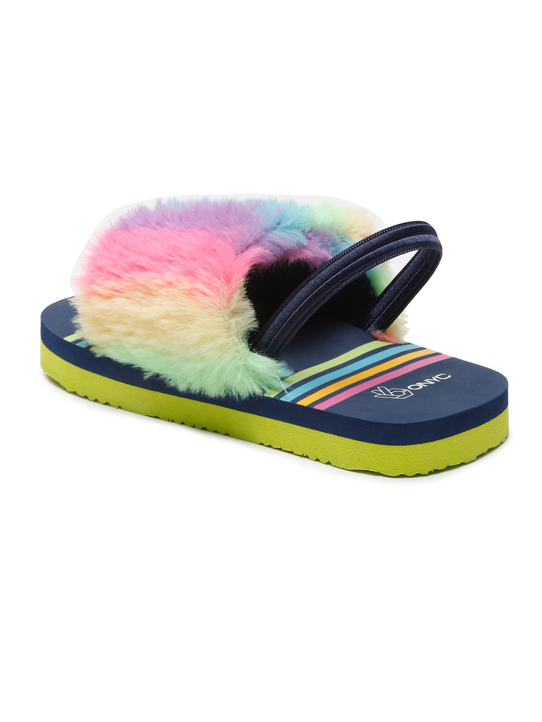 Girls best sale sliders fluffy