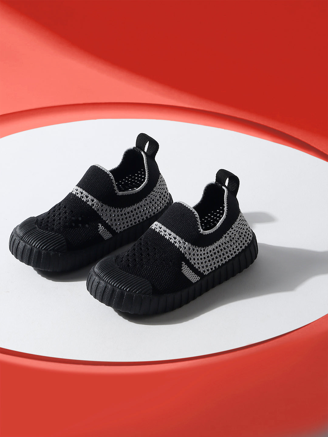 Peppy Toddlers's First Step Shoes - Black (Unisex)