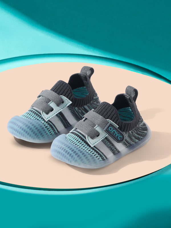 Smooth Toddlers First Step Shoes Sea Green Unisex | Flexible Grip ...