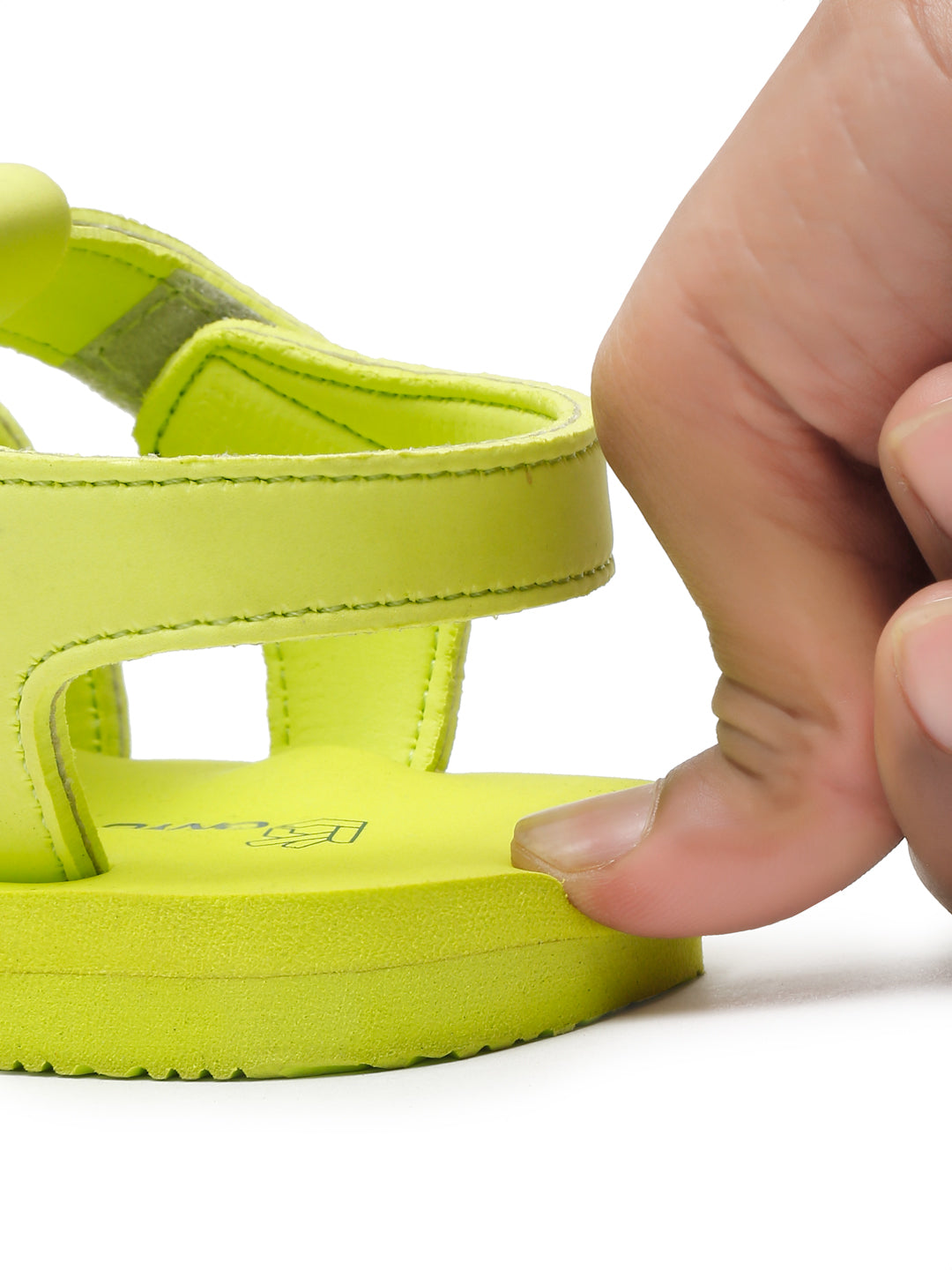 Girls hot sale neon sandals