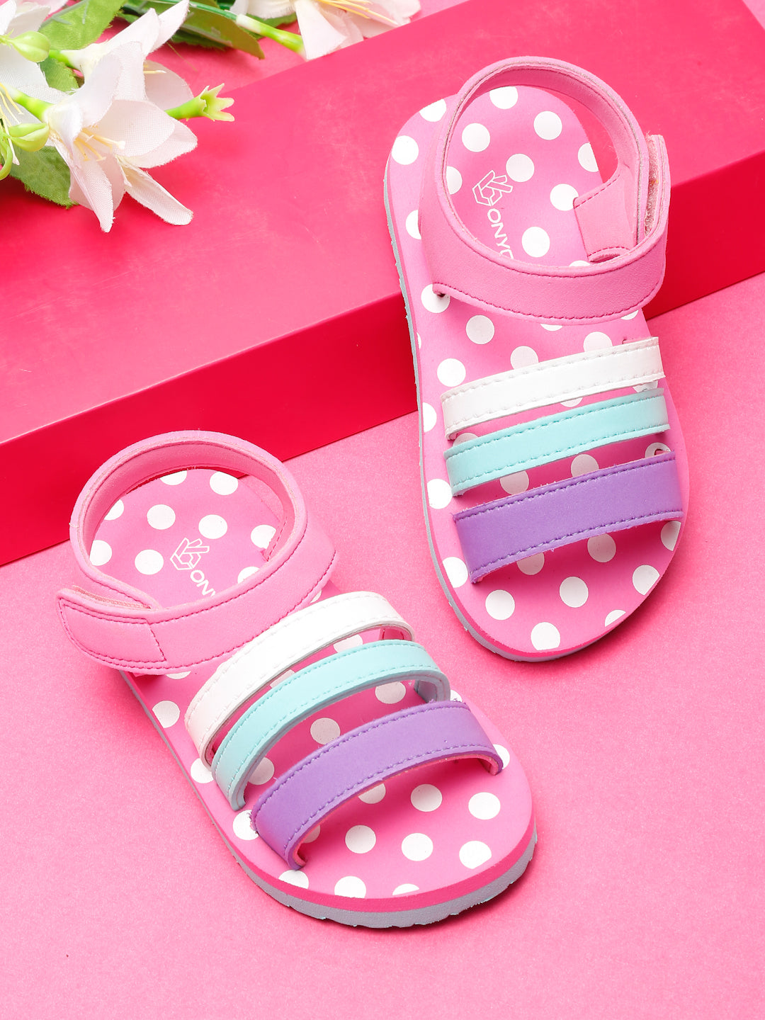 Pink summer online sandals