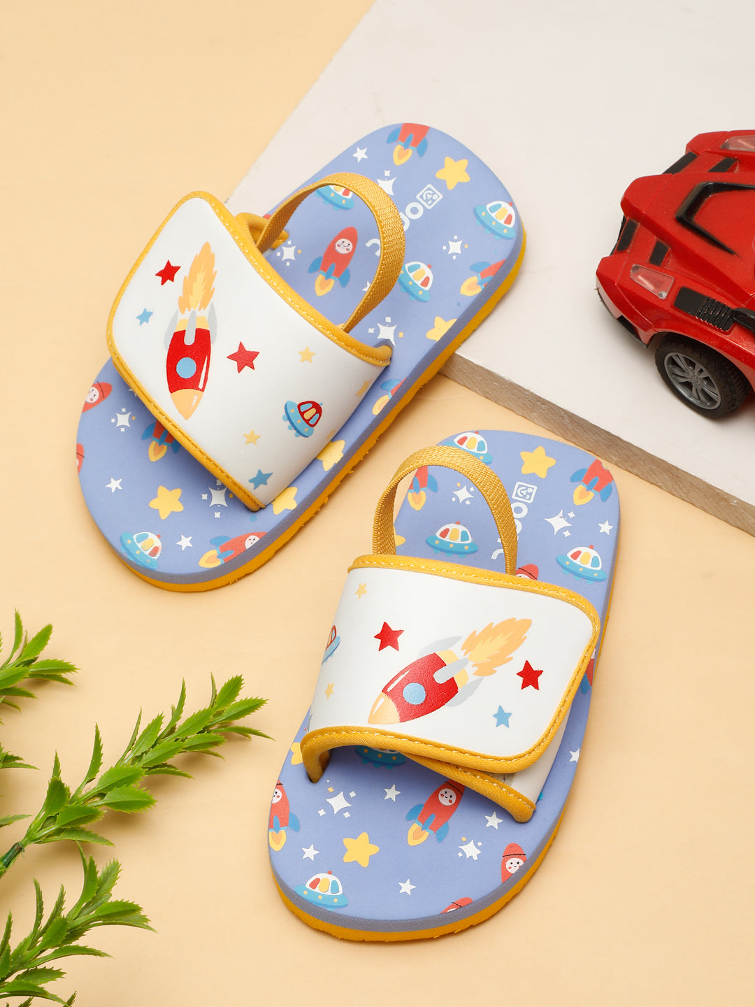 Premium Space Sliders - Blue (Unisex)