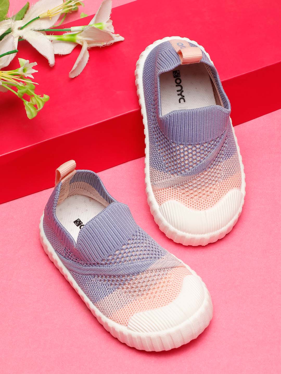 Shady Toddler Breathable First Step Shoes – Purple Knit (Unisex)